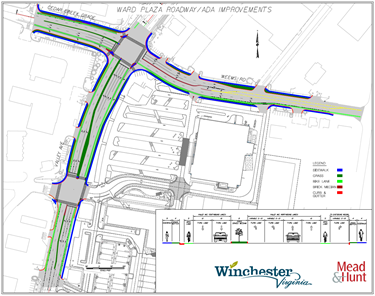 Ward Plaza Roadway and ADA Improvements