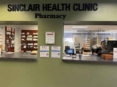 Sinclair’s pharmacy is one of the clinic’s most popular services. The pharmacy is open to all Winchester residents (not just clinic patients) and offers medication at low prices, even without medical insurance.
